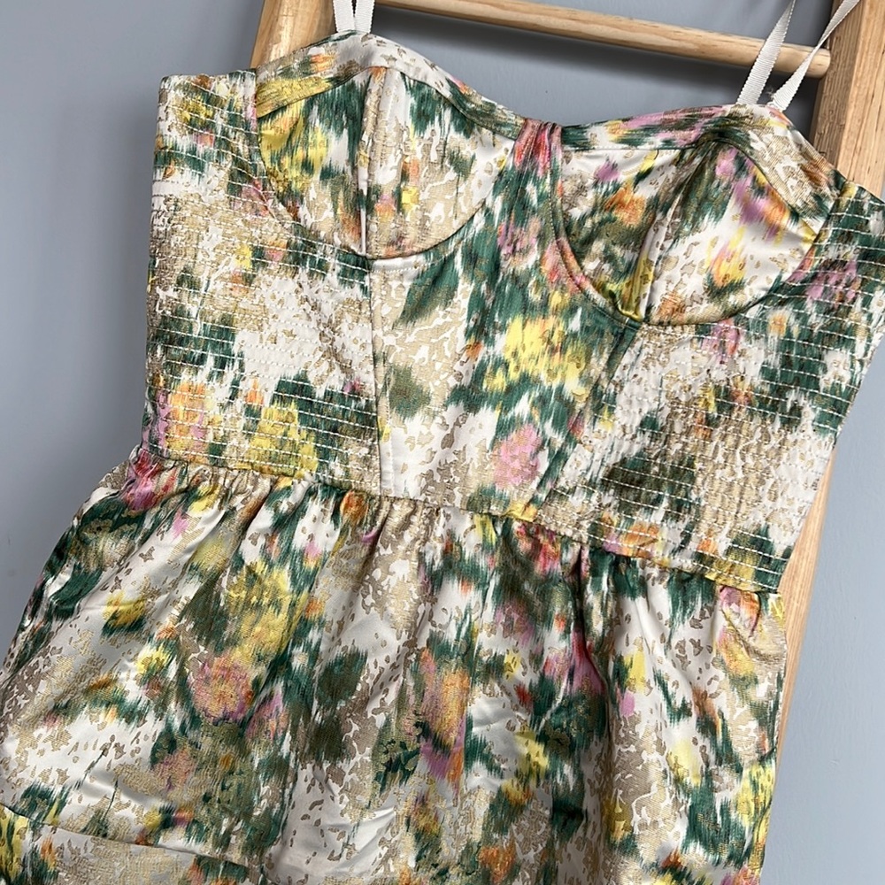 Alice & Olivia Daphne Tiered Corset Dress (4)